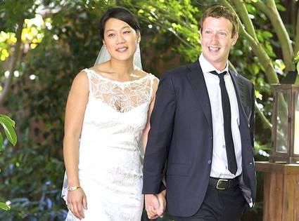 Priscilla Chan with Mark Zukerberg