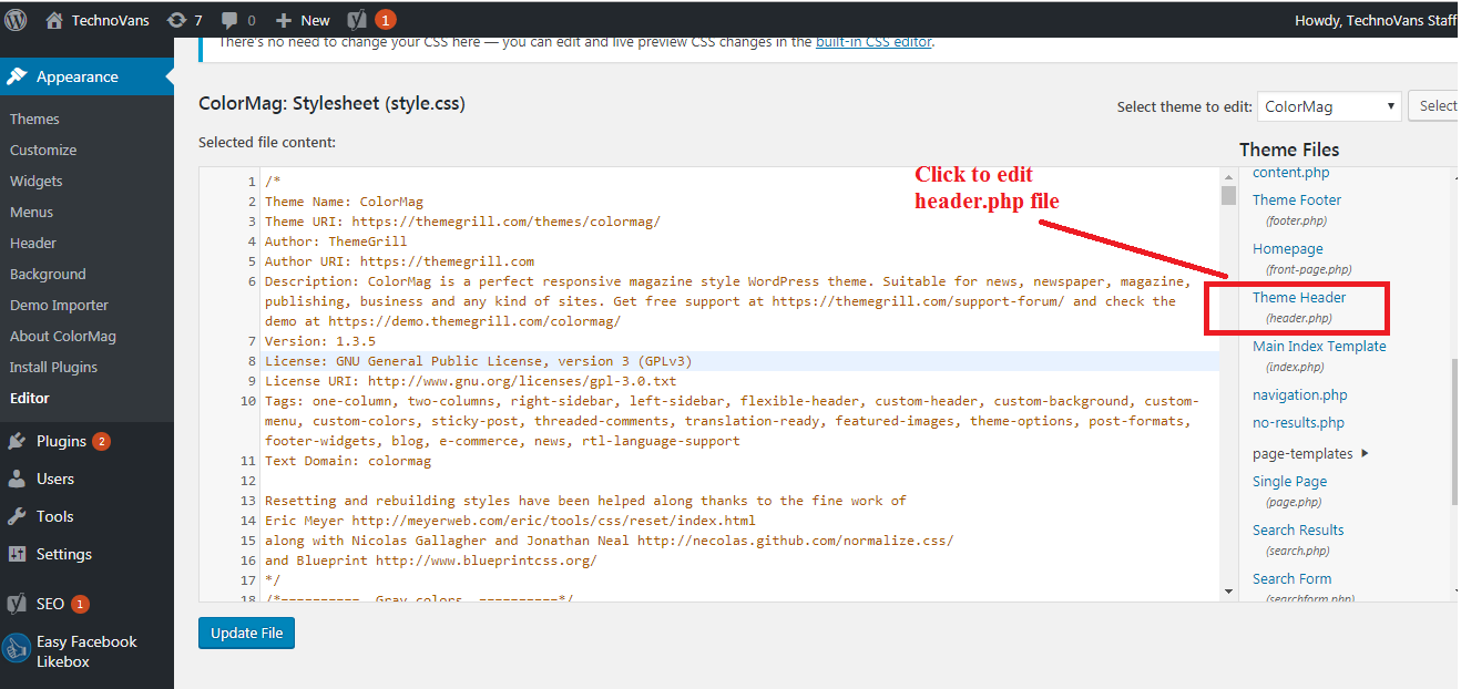 How to add Google Analytics Code in WordPress Blog? - TechnoVans