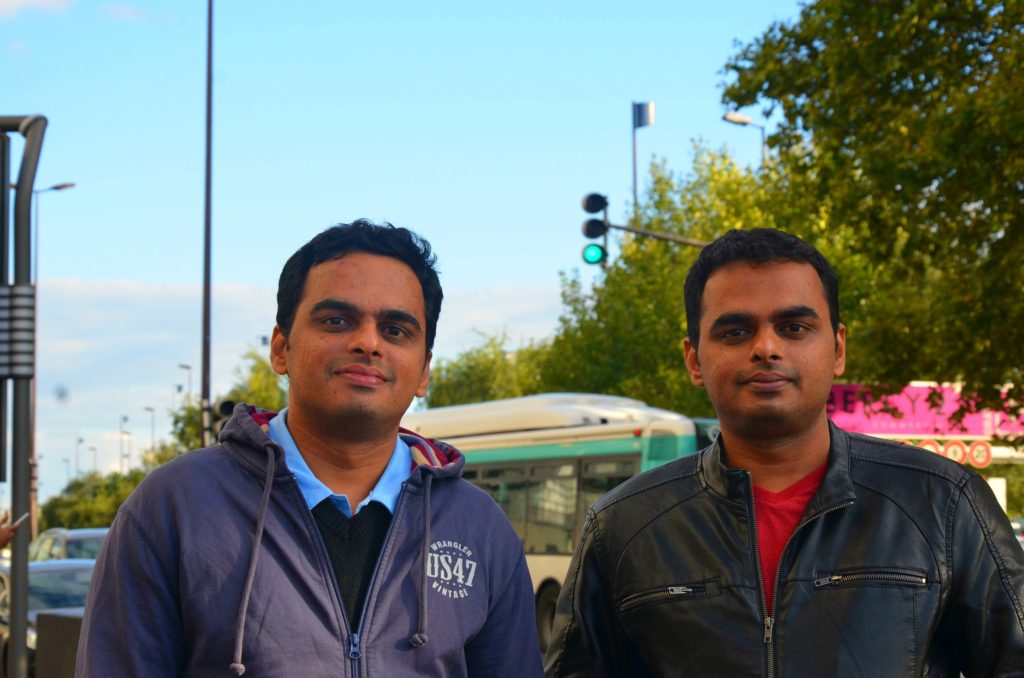 TrackMyPhones Founders - Srihari and Shrinidhi