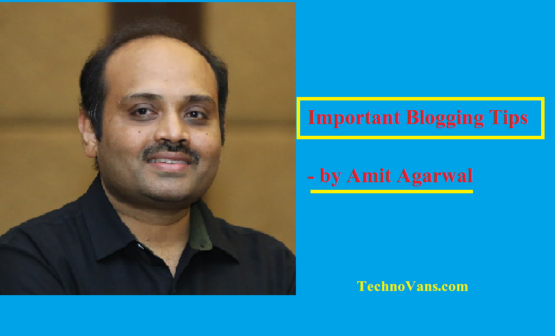 Amit Agarwal - TechnoVans