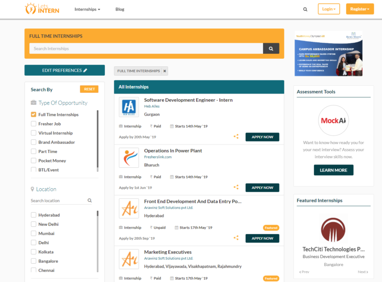 Best Platform To Find Internships