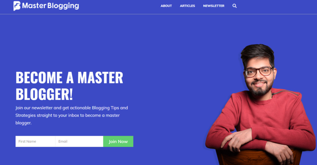 Ankit Singla - Master Blogging