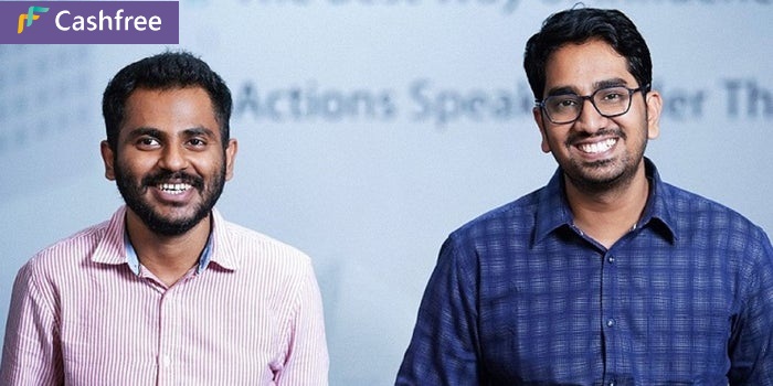 Cashfree Co-Founders Reeju Datta and Akash Sinha 
