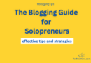 The Blogging Guide for Solopreneurs – effective tips and strategies
