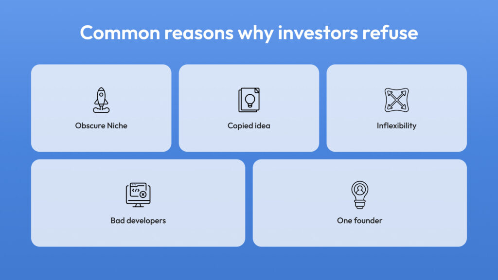 Common reasons why investors refuse