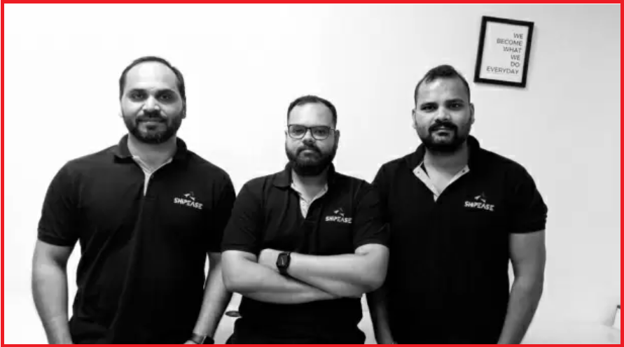 ShipEase Co-founders - Ajay K, Pawan Kumar, and Lalit K. Singh