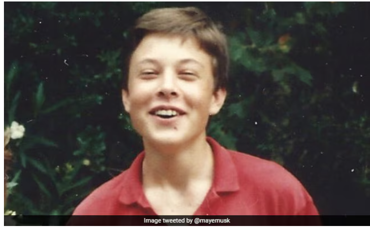 Elon Musk, pictured here in 1989, the same year in which he left for Canada