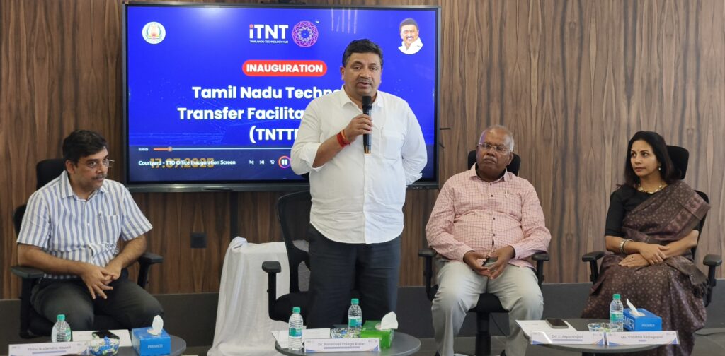 Tamil Nadu Technology Transfer Facilitation Centre for DeepTech Innovations Inaugurated at iTNT Hub